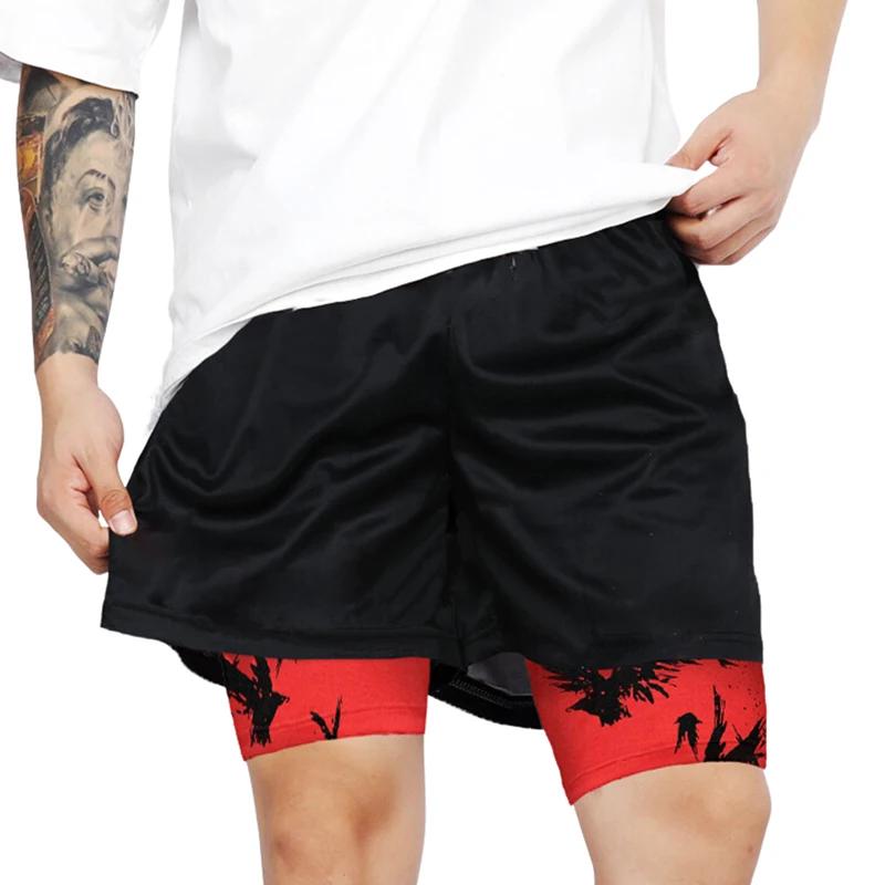 MINN-Short de Course Respirant et Décontracté pour Homme, vaccage Rapide, Gym, 202 létique, Été, Ani