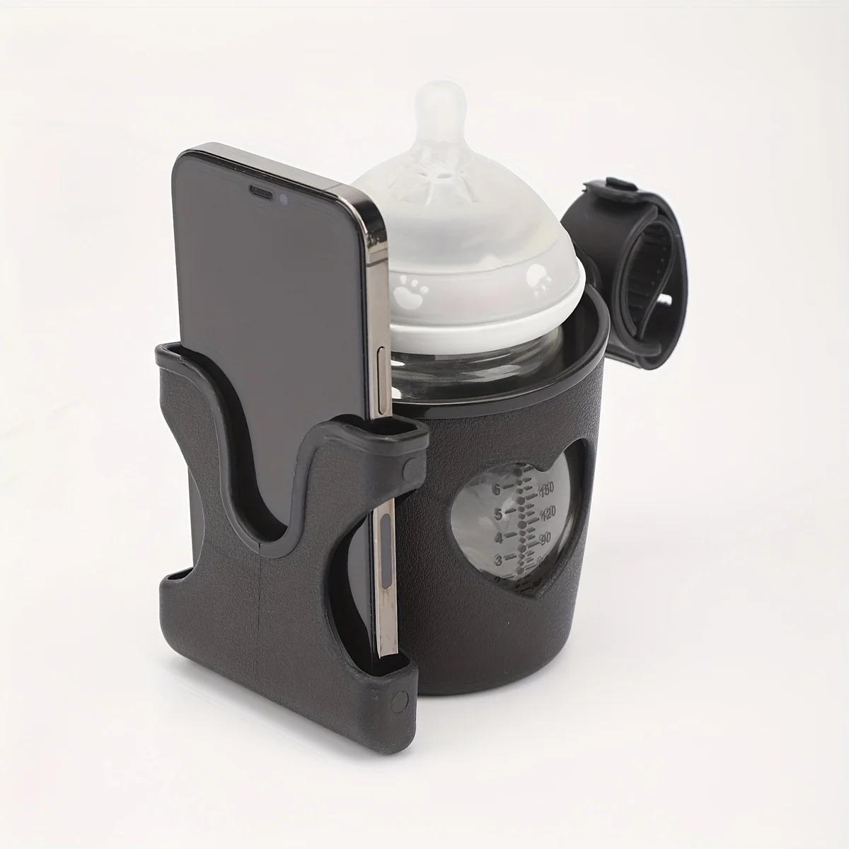 Porte-gobelet d'eau pour poussette de bébé, avec téléphone portable, porte-bouteille, caricycle élec