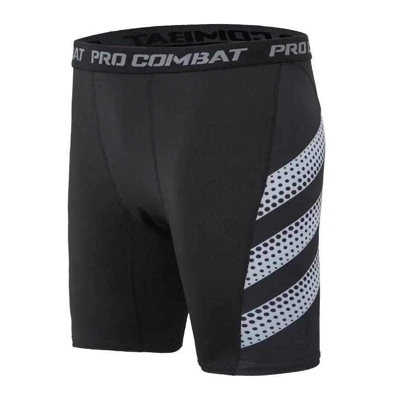 Short de compression basket-ball hommes - Pantalon entraînement fitness football yoga haute élasticité