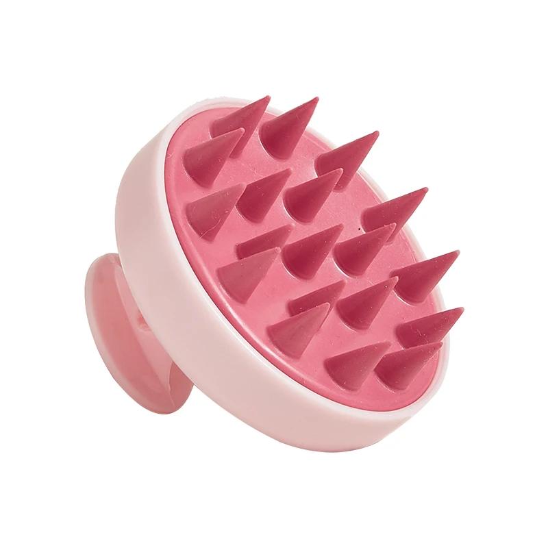 Brosse de Énergie du Cuir oral elu en Silicone, Peigne à Poignée Magique, Spa