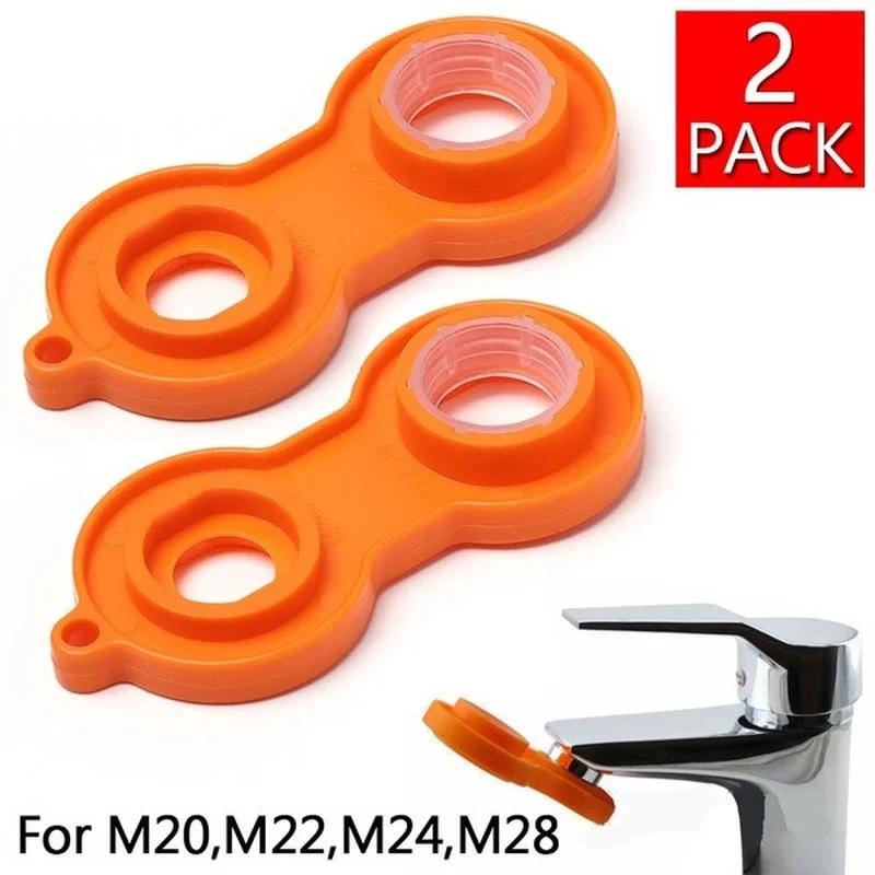 2 pièces robinet aérateur détaché installer clé en plastique Kit de réparation outil de remplacement