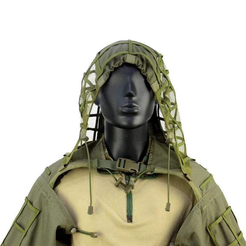Costume Ghillie tactique Airsoft Sniper tir Ghillie costume vêtements chasse en plein air capuche de