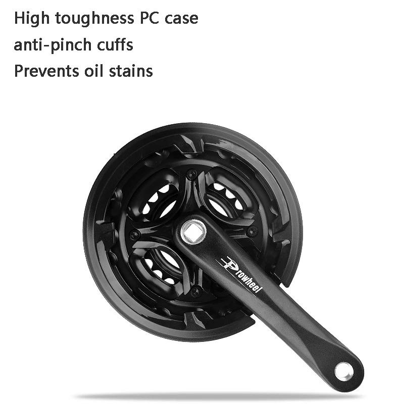 PROWHEEL pédalier de vélo 24-34-42T 28-38-48T 7/8/9 vitesses vtt jeu de manivelle de vélo 170mm trou