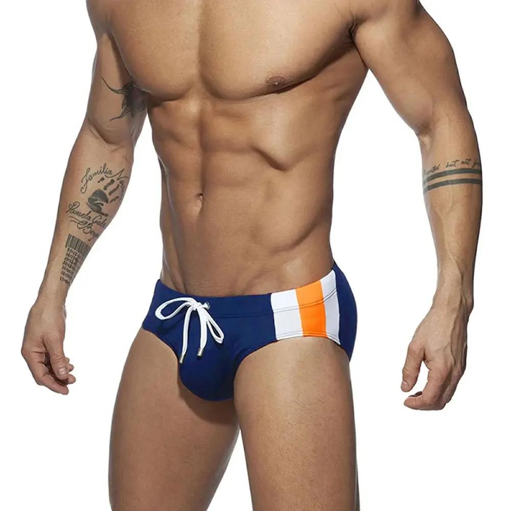 Maillot de bain homme slip taille basse - Tronc court sexy surf natation plage sportif épissage
