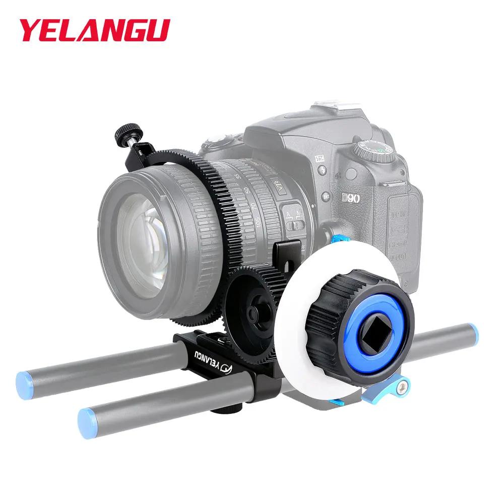YELANGU Portable Mini Follow Focus mise au point rapide contrôle d'objectif sans fil pour appareil p