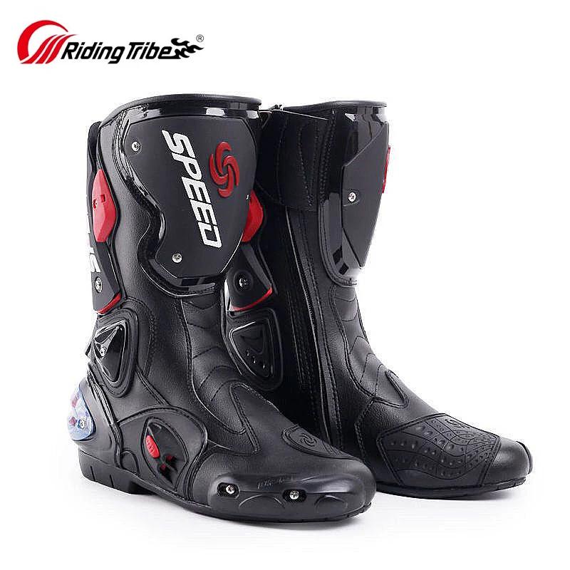 Riding Tribe hommes Moto bottes Moto course Motocross tout-terrain Moto Moto chaussures Botas Moto b
