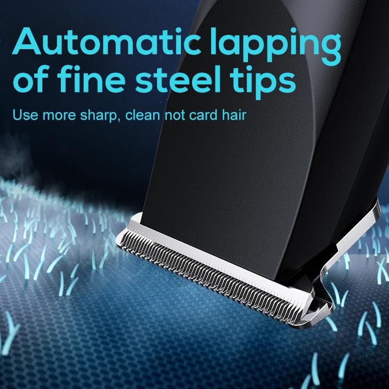 Conception de tête de coupe réglable avec chargement USB pour tondeuse à cheveux électrique coupe de