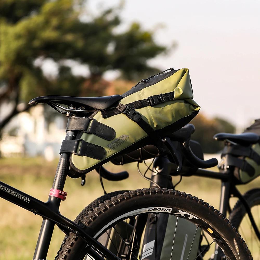Bal inowalk-Sac de dégager de vélo étanche, rangement de grande capacité, sac arrière arrière, sacoc