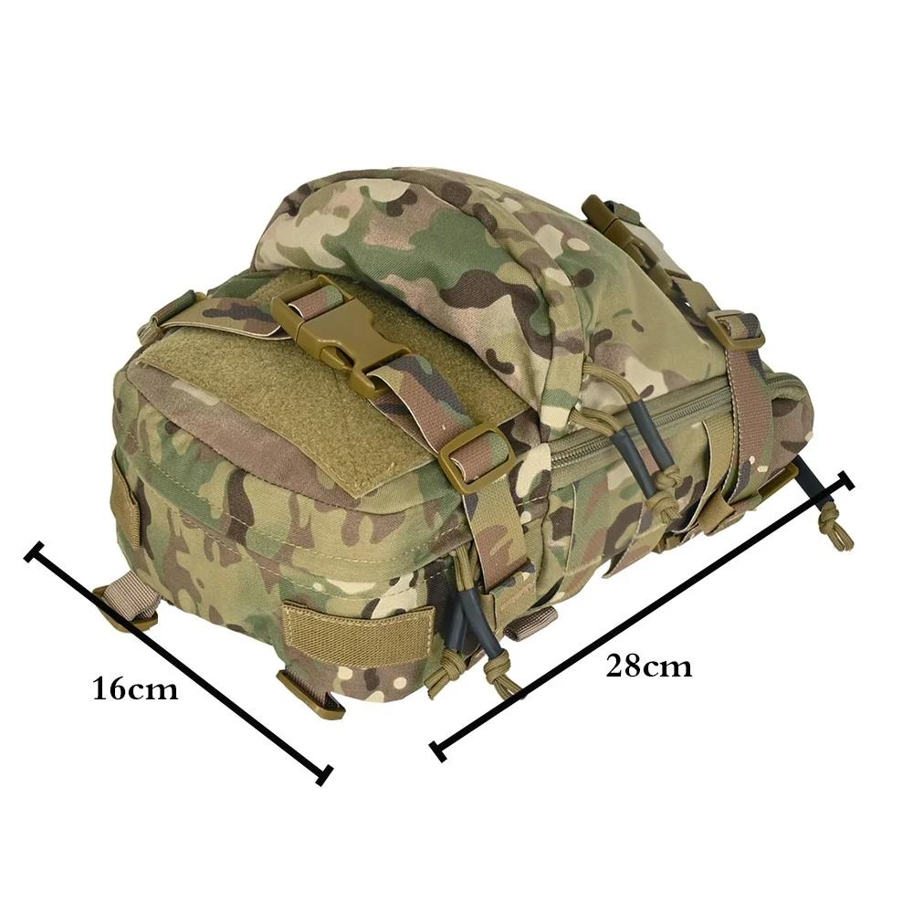Sac d'hydratation tactique MOLLE Tactifans Mini - Poche vessie eau panneau arrière gilet Airsoft transporteur