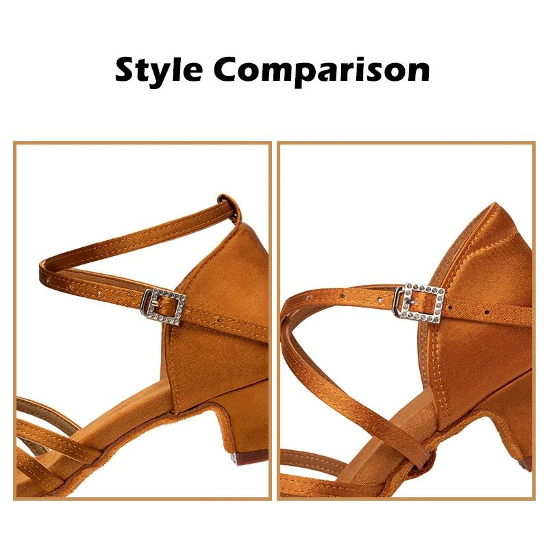 Chaussures de danse latine pour filles femmes dames salle de bal moderne Tango Salsa danse Performan
