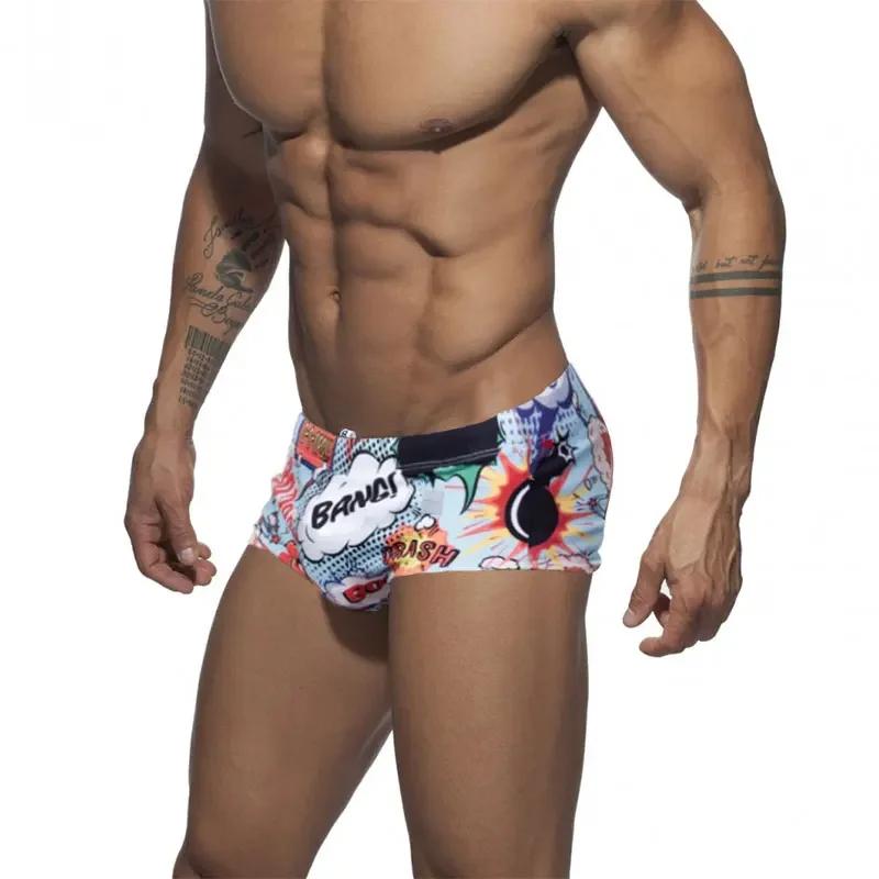 Maillot de bain boxer homme sexy - Shorts plage surf natation troncs brouilleur bain court