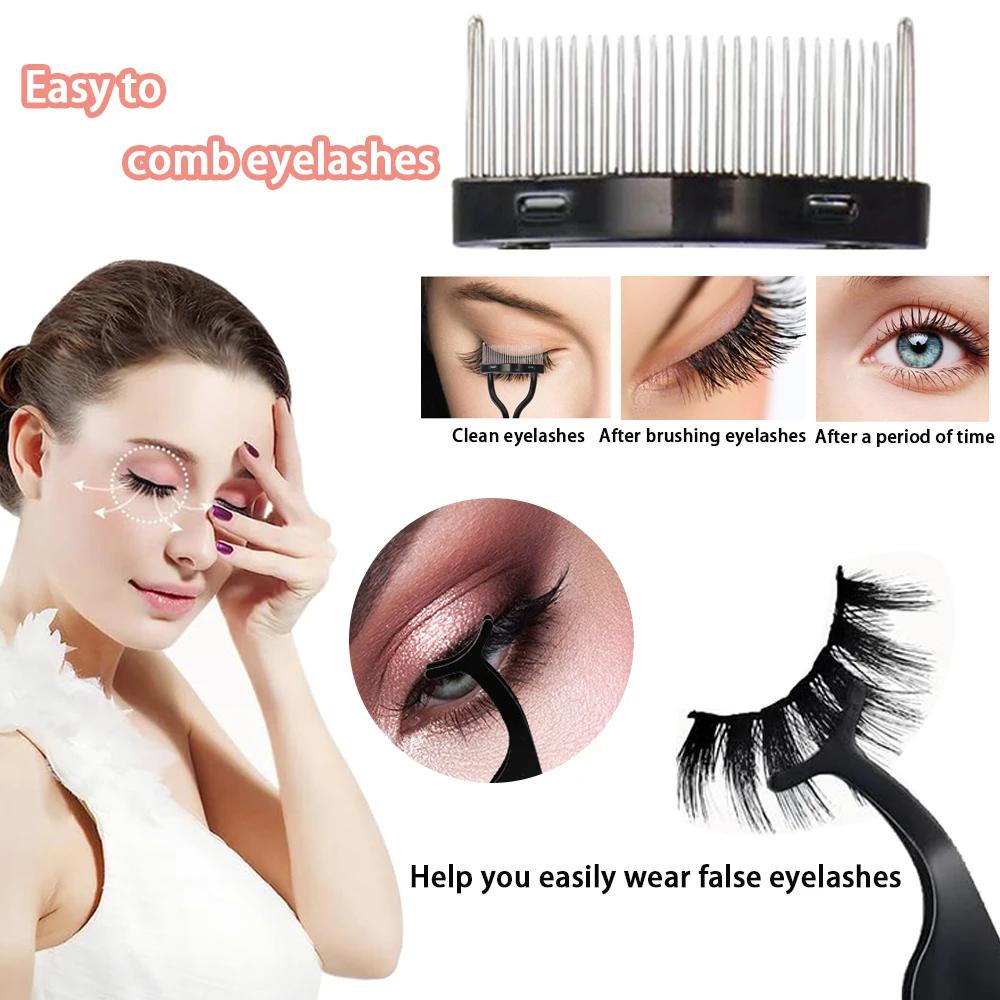 Ensemble de bigoudi de cils pour femmes, pince à cils, coussinets de rechange, sourcils, faux cils,