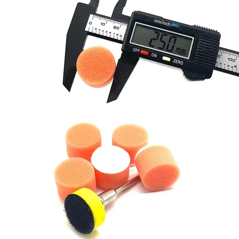 Kit de tampons de polissage pour perceuse à mousse de voiture, 11 pièces, crochet et boucle 1 pouce