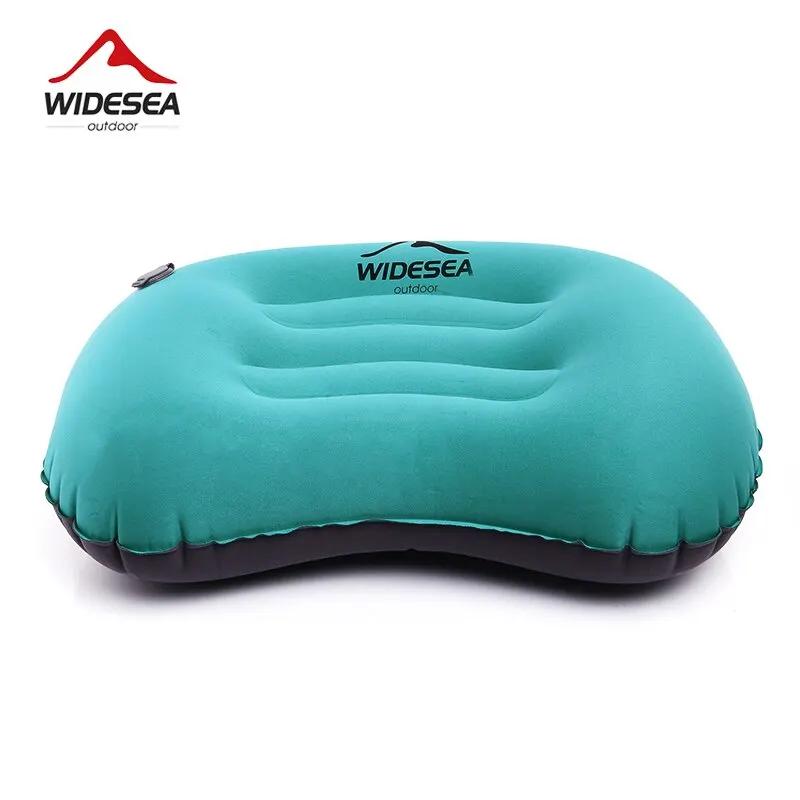 Widesea – oreiller gonflable Portable, équipement de Camping, coussin d'air pliable et compressible,