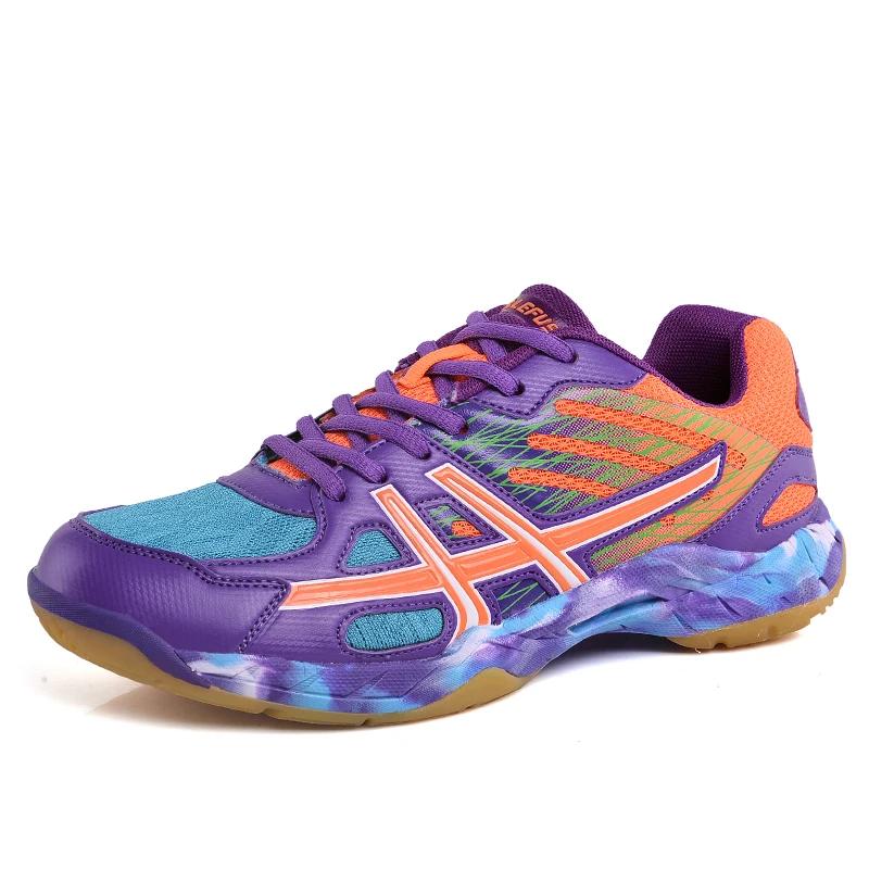 Chaussures de sport pour femmes et hommes, chaussures de Badminton professionnelles, confortables et