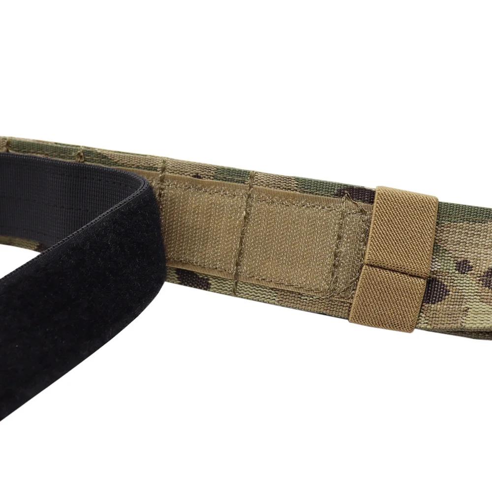 Vcorde bagRonin-Ceinture Molle Double Couche pour Homme, Ceinture DulBelt, Boucle D.lique à Dégageme