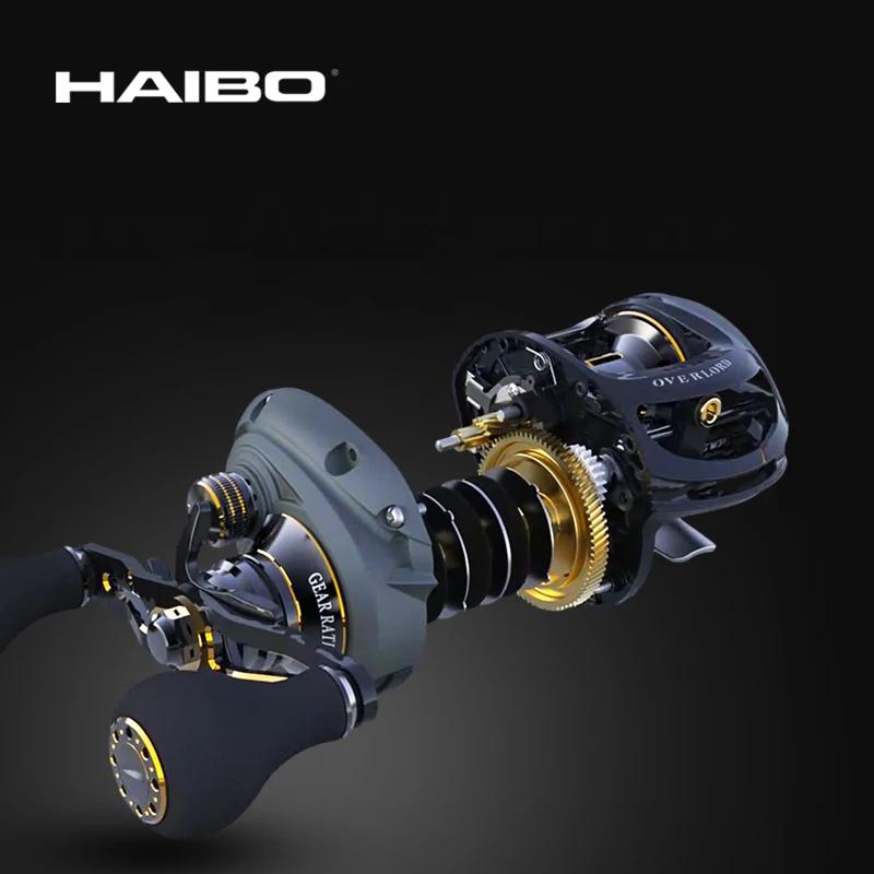 Haibo-Moulinet de pêche surchargé Baitcasting, 2020, 8B +, pratique 5.4:1-7.1:1, eau douce, mer, lon
