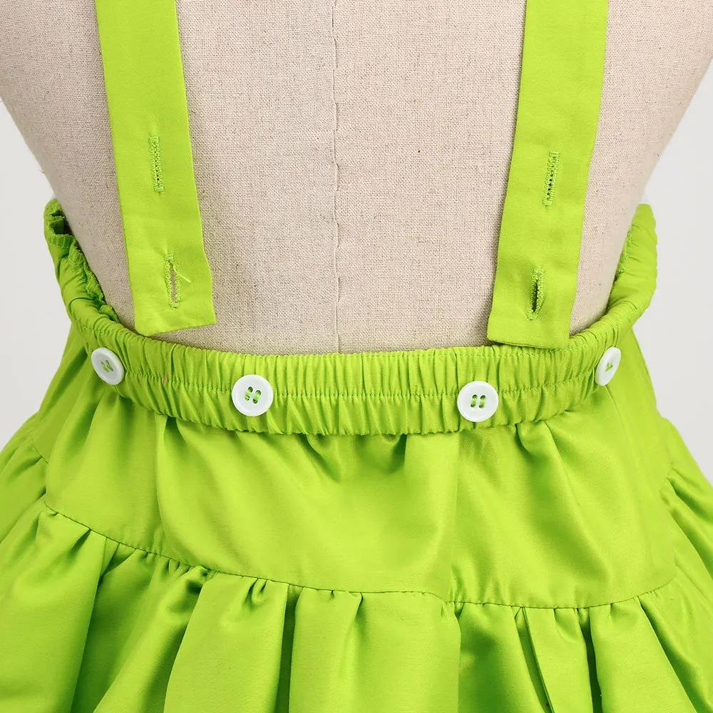Miss Tinker Frock Cosplay Costume pour enfants, robe à bretelles, elfes, lutin nickel é, vêtements d