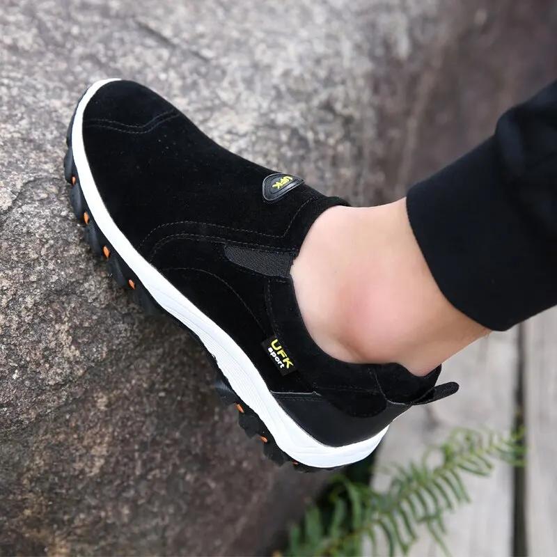 Baskets d'extérieur confortables pour hommes, chaussures de marche, chaussures d'escalade, chaussure