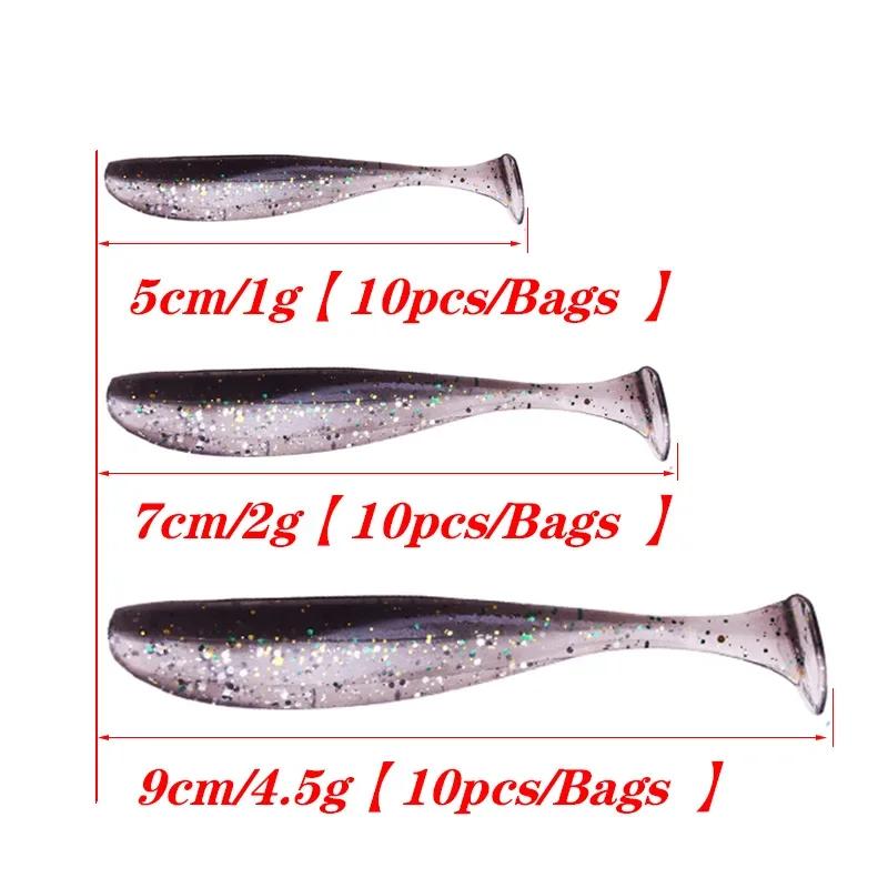 Proleurre ver de pêche leurre souple facile méné leurres en Silicone appât en caoutchouc artificiel