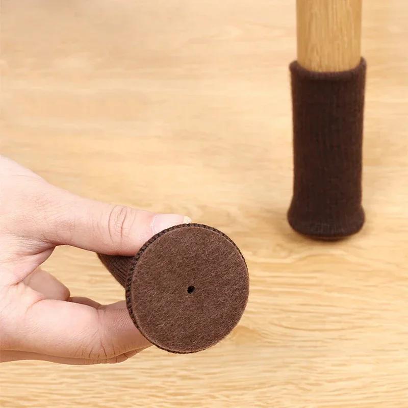 Chaussettes de jambe de chaise en silicone multi-documents avec design antidérapant, protection du s