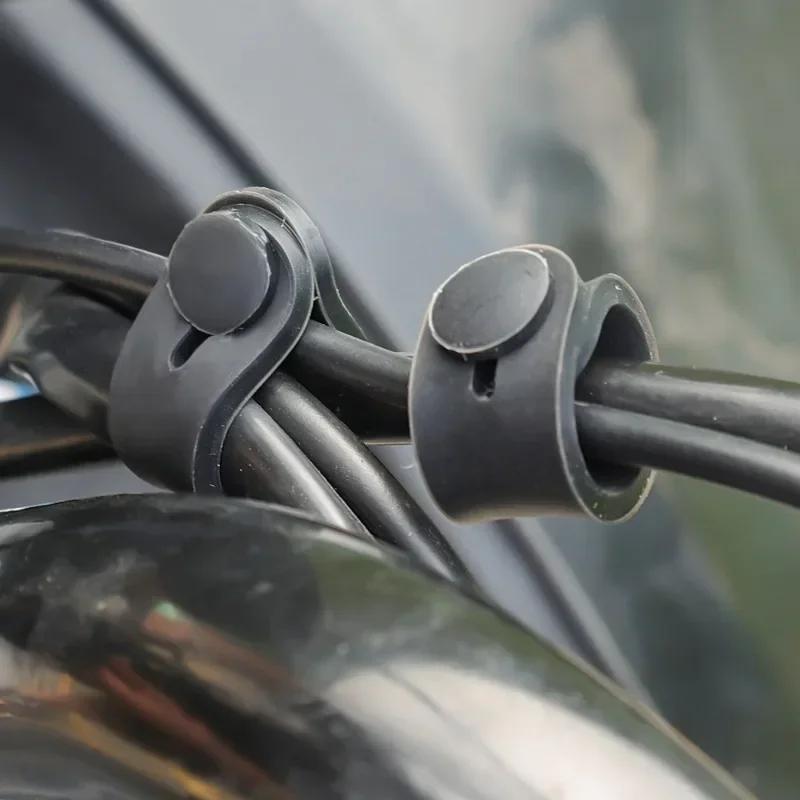 Bandes de caoutchouc de moto pour cadre de fixation attaches de câble câbles de faisceau de câblage