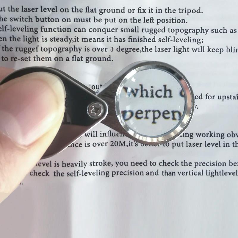 Loupe de poche pour bijoutiers, loupe de poche 10-30X, Loupe de bijoux pliable, Diamant Lupa Triplet