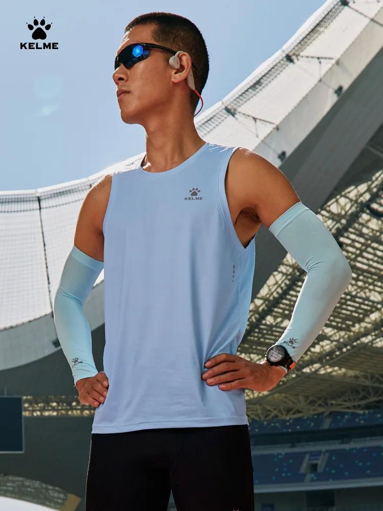 Gilet de course pour homme Kelme, gilet d'entraînement pour marathon, t-shirt de sport respirant, ha