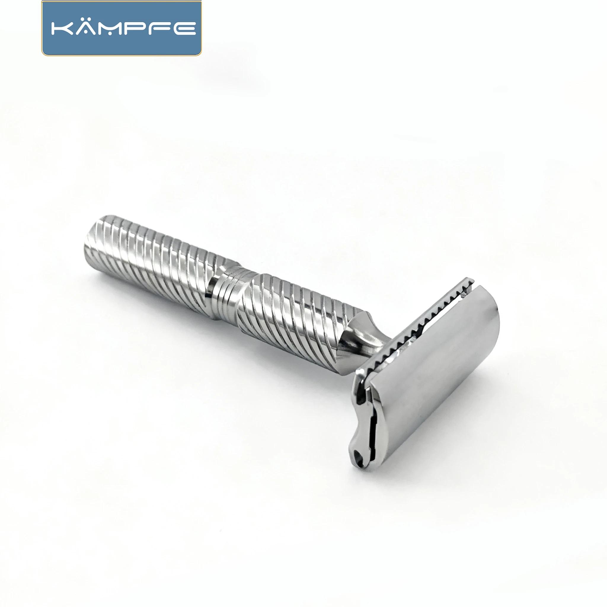 KAMPFE – rasoir de Style sécurité en acier inoxydable, rasoir Durable à Double tranchant, Kit de toi