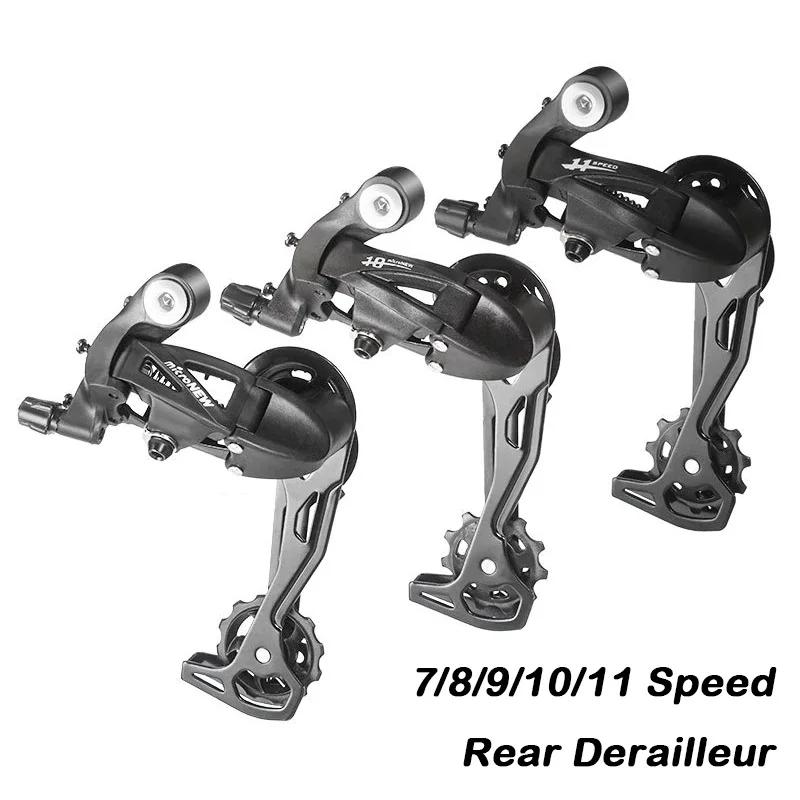 Dérailleur arrière de vélo vtt 7 8 9 10 11 vitesses, pièces de rechange, haute résistance, système 7