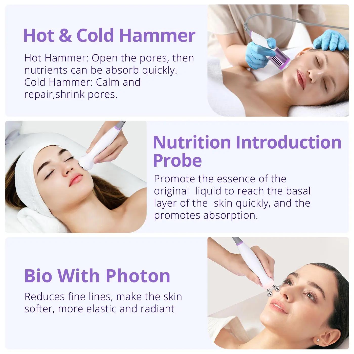DermDelhi-Machine Hydro-Eau à Oxygène Professionnelle pour Soins de la Peau, Jet Peel Oxy Spray, Liv