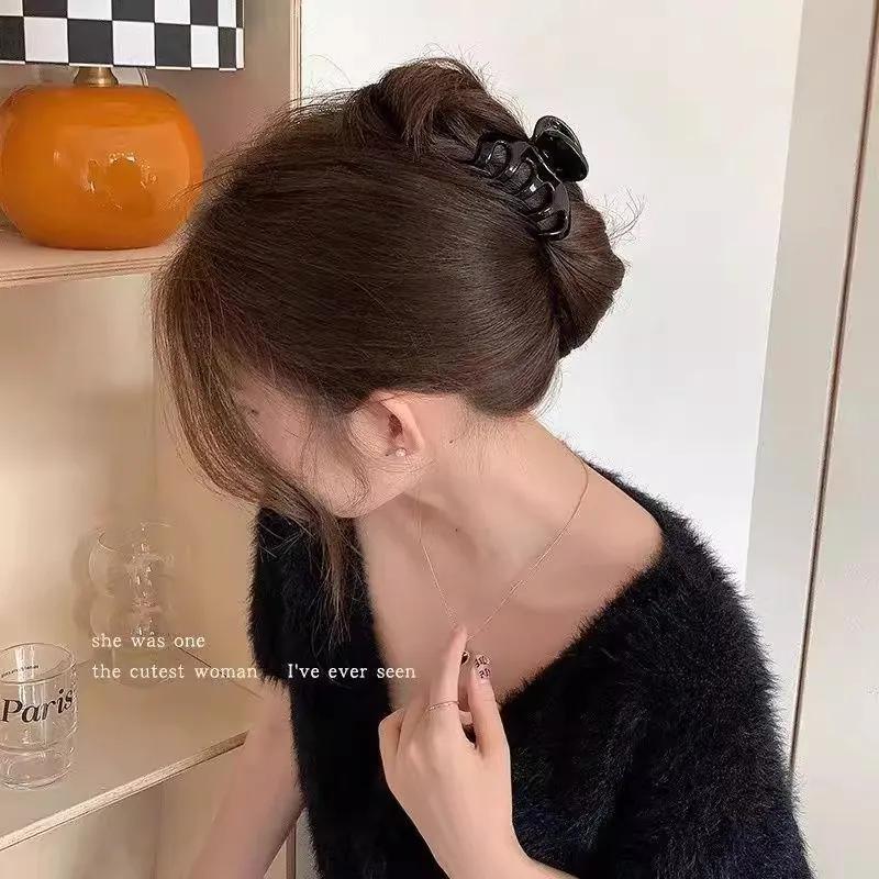 Pince à cheveux élégante et solide en forme de petite citrouille pour femmes et filles, ornement cap