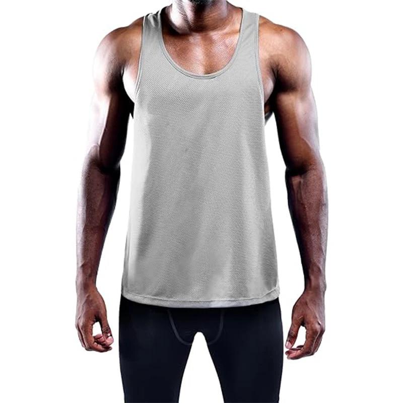 Débardeur de course pour hommes, gilet de Sport d'été, séchage rapide, débardeur d'entraînement, Sin