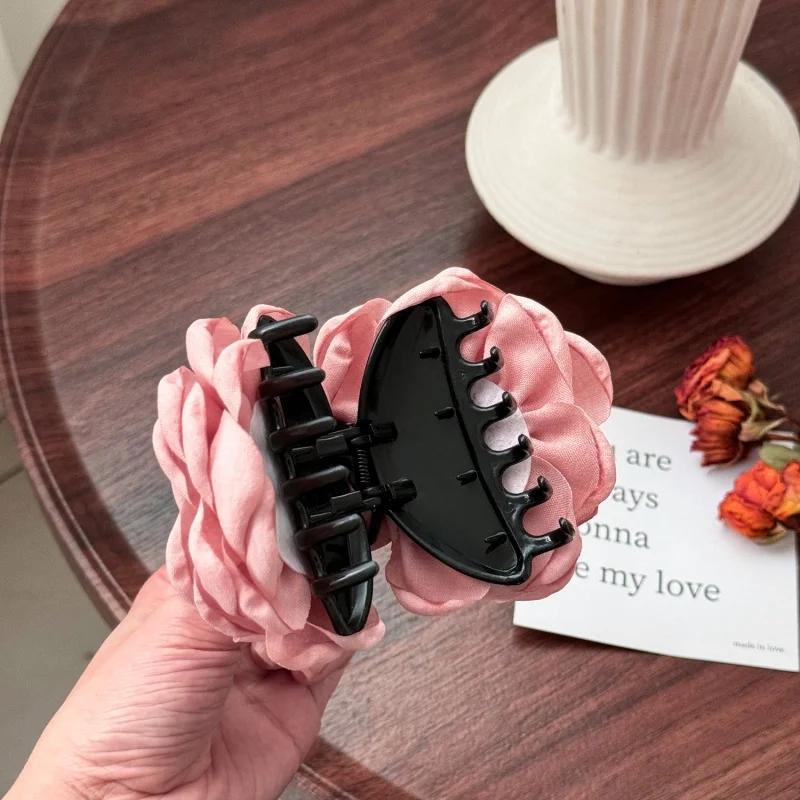 Pince à cheveux stéréoscopique en forme de fleur de Rose, 1/2/6 pièces, Fpr pour femmes, élégante, a
