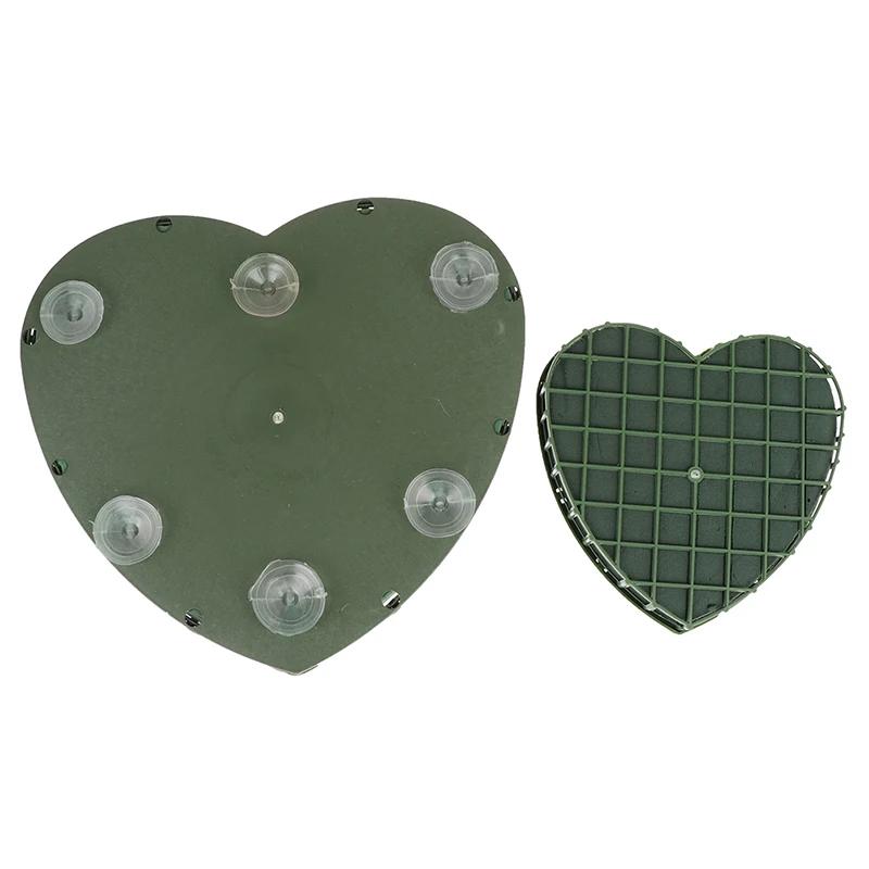 Ventouse en mousse en forme de cœur pour fleurs fraîches, accessoires de décoration, fournitures de