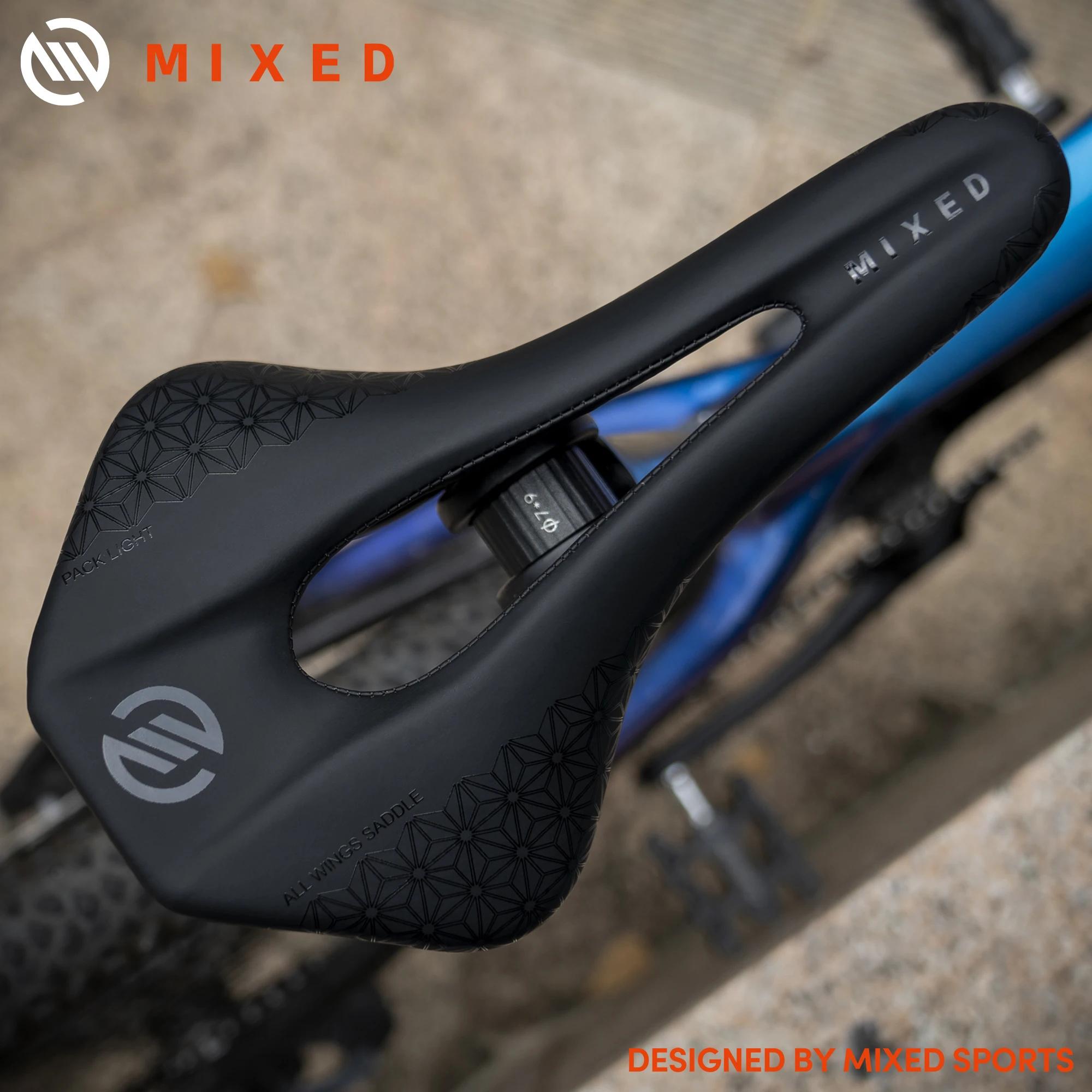 Selle de vélo entièrement en fibre de carbone mélangée 5D Ultra Pack, siège de vélo léger, VTT de ro