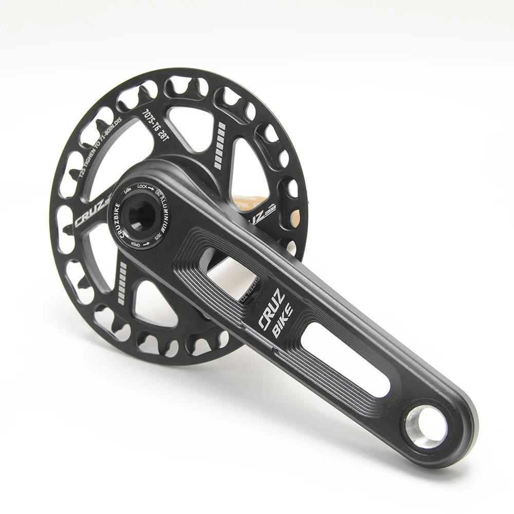 CRMERCEDES-Pédalier de vélo pliant ultraléger pour enfants, manivelle de module creux, pièces de vél