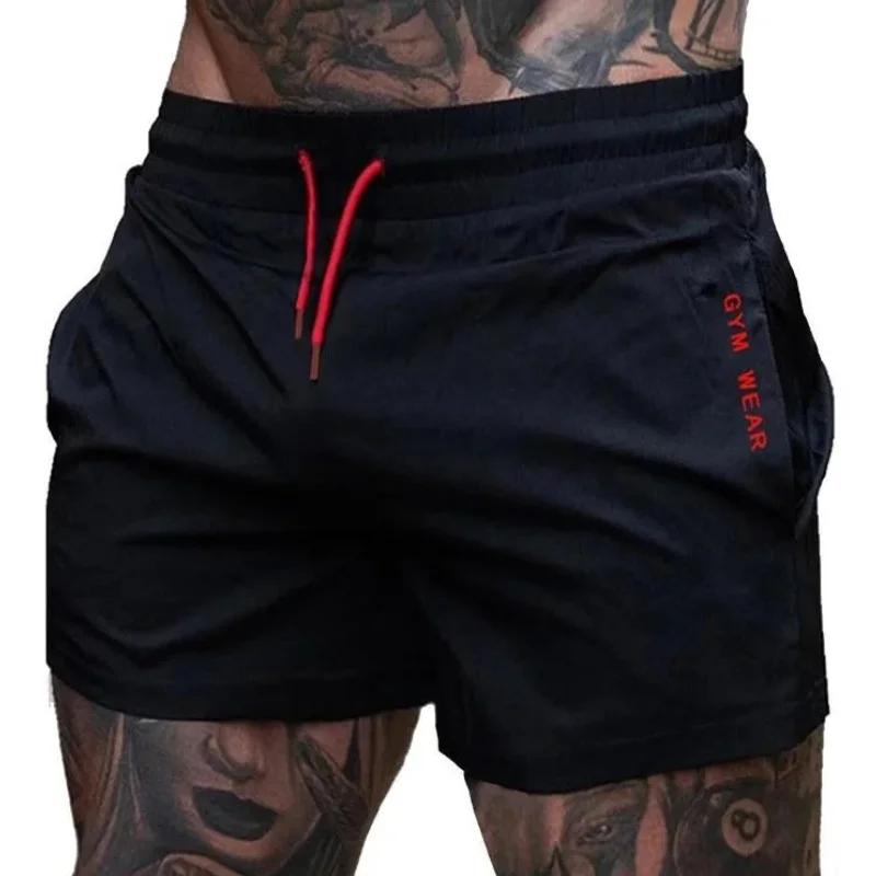 2025 été salle de sport Fitness hommes Shorts pantalons de survêtement mince mode hommes Marathon co