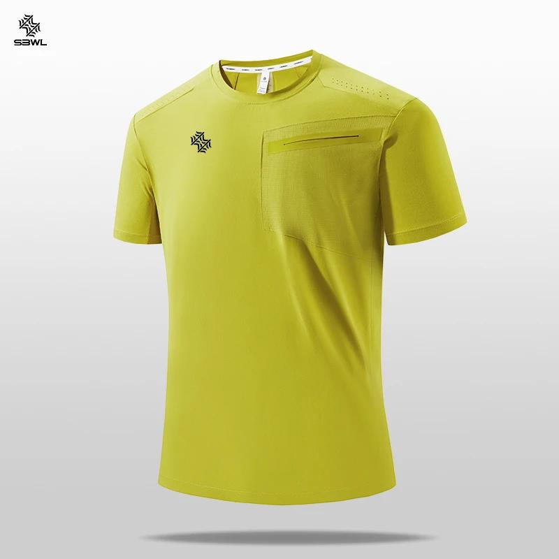SBWL 2025 été hommes nouveau en plein air course fitness séchage rapide sport T-shirt de haute quali