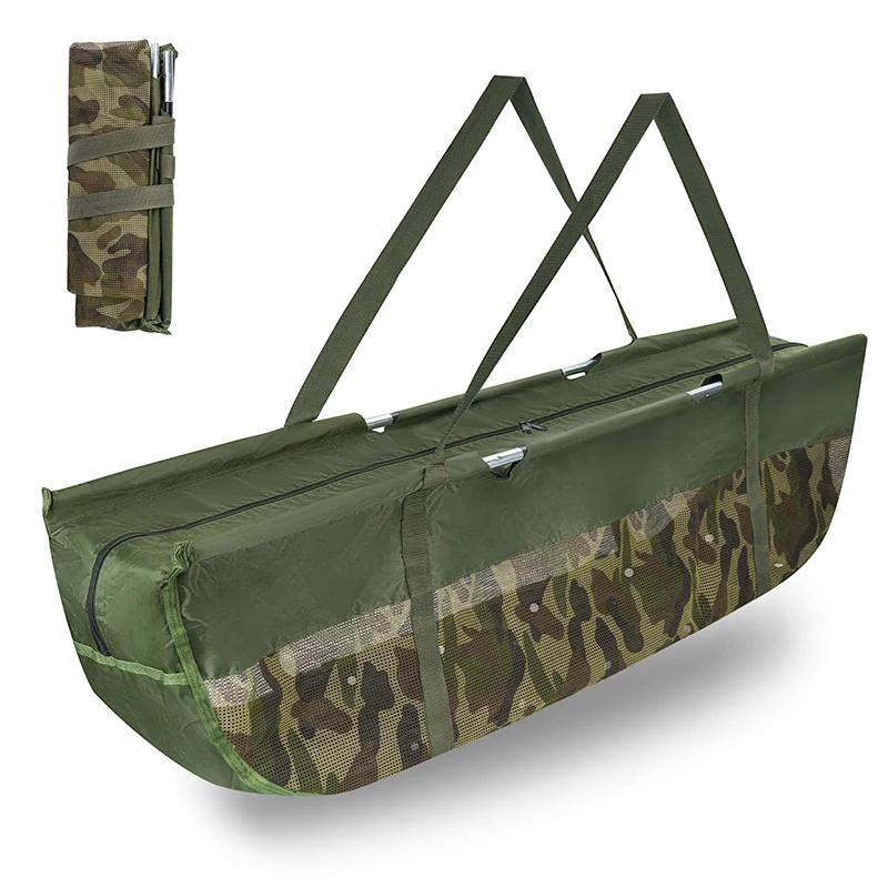 Sacs de pêche sacs de pesée de poisson pliant maille peser fronde sac de poisson pour poisson attrap