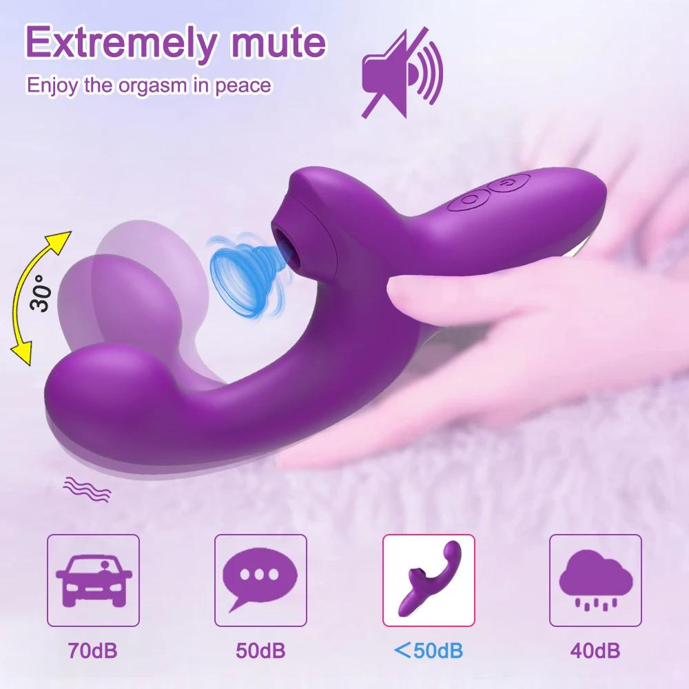 Vibromasseur gode injuste pour femme, ventouse de clitoris sous vide, produits pour adultes, jouet s