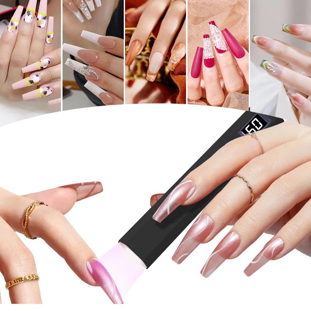 YIKOOLIN lumière UV pour ongles en Gel Mini lampe UV pour ongles lumière LED professionnelle pour le