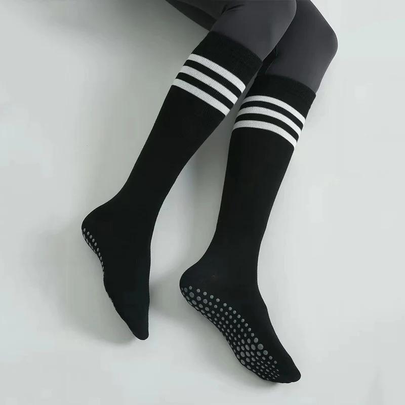 Chaussettes yoga anti-dérapantes femmes - Coton sport respirant fitness pilates danse automne hiver
