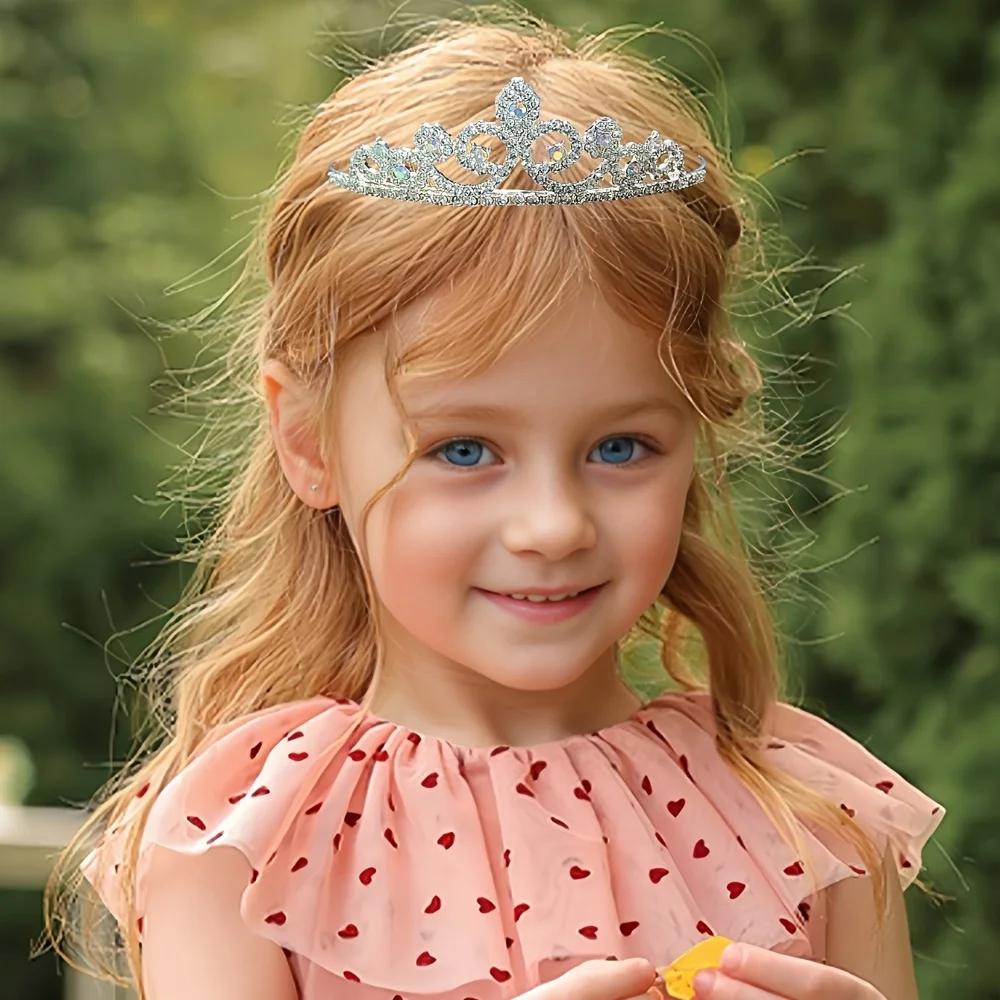 Cerceau de cheveux couronne mignon pour enfants, 1 pièce, cadeaux d'anniversaire pour filles