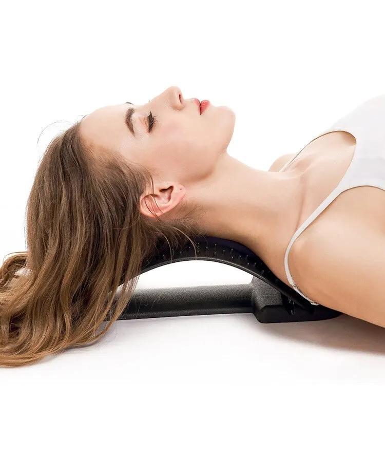 Retour civière multi-niveau réglable masseur taille cou Fitness lombaire colonne cervicale soutien c