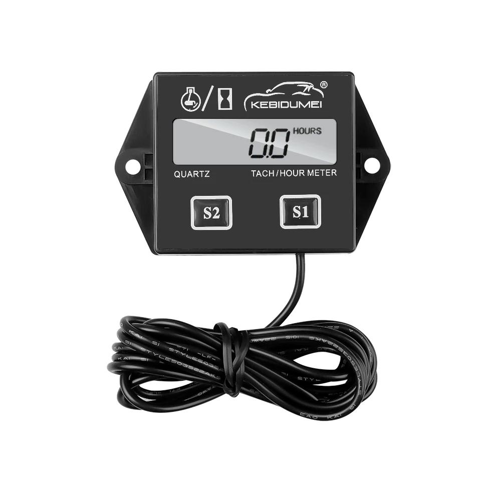 Tachymètre numérique pour moteur de moto, jauge tachymètre étanche, affichage LCD, moteur RPM pour m