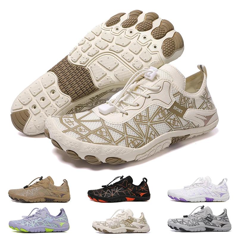 Chaussures de plage pieds nus pour hommes, chaussures de sport aquatiques légères à séchage rapide,