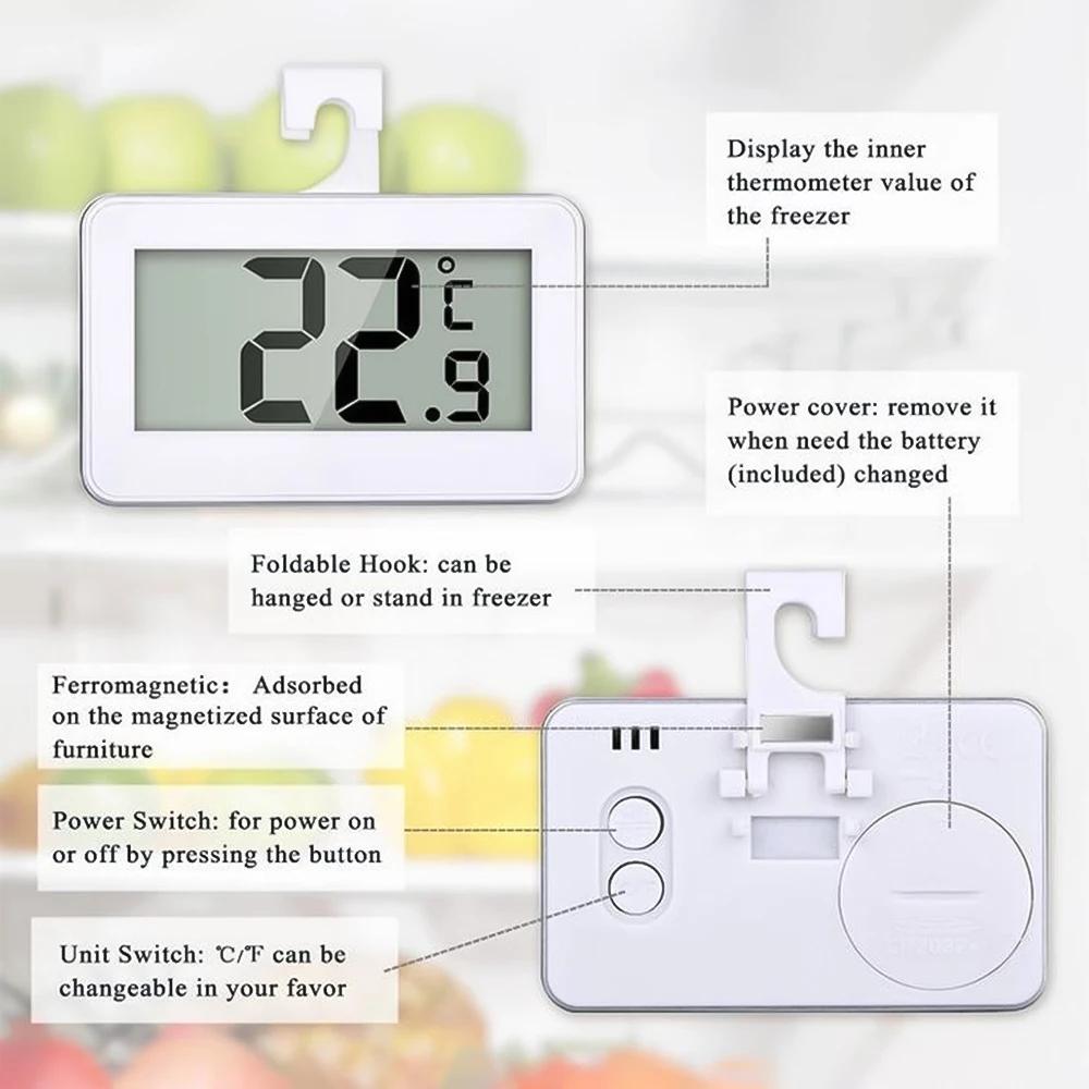 Thermomètre électronique ménage numérique compteur de température réfrigérateur tenture murale therm