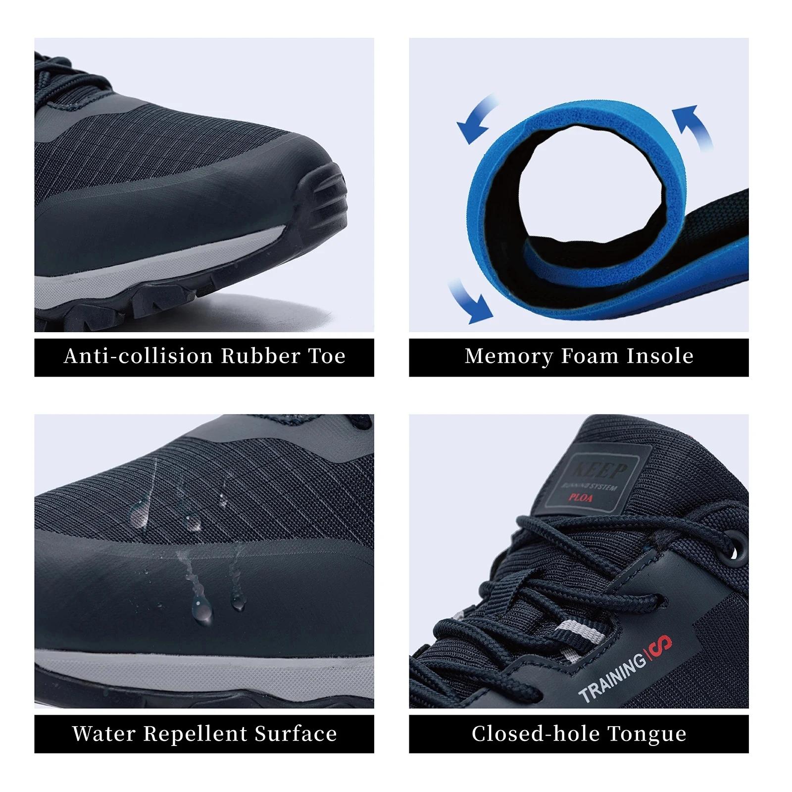 Chaussures de randonnée Baasploa pour homme - Imperméables et résistantes à l'usure, baskets d'escalade
