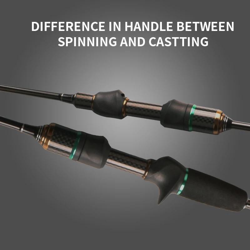 Mavllos assaut appât canne à pêche L.W 0.6-8g solide pointe rapide ultraléger carbone UL pêche carpe